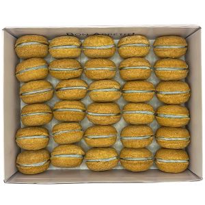 800 Count Dog Macaron Treats Gift Box - Pumpkin